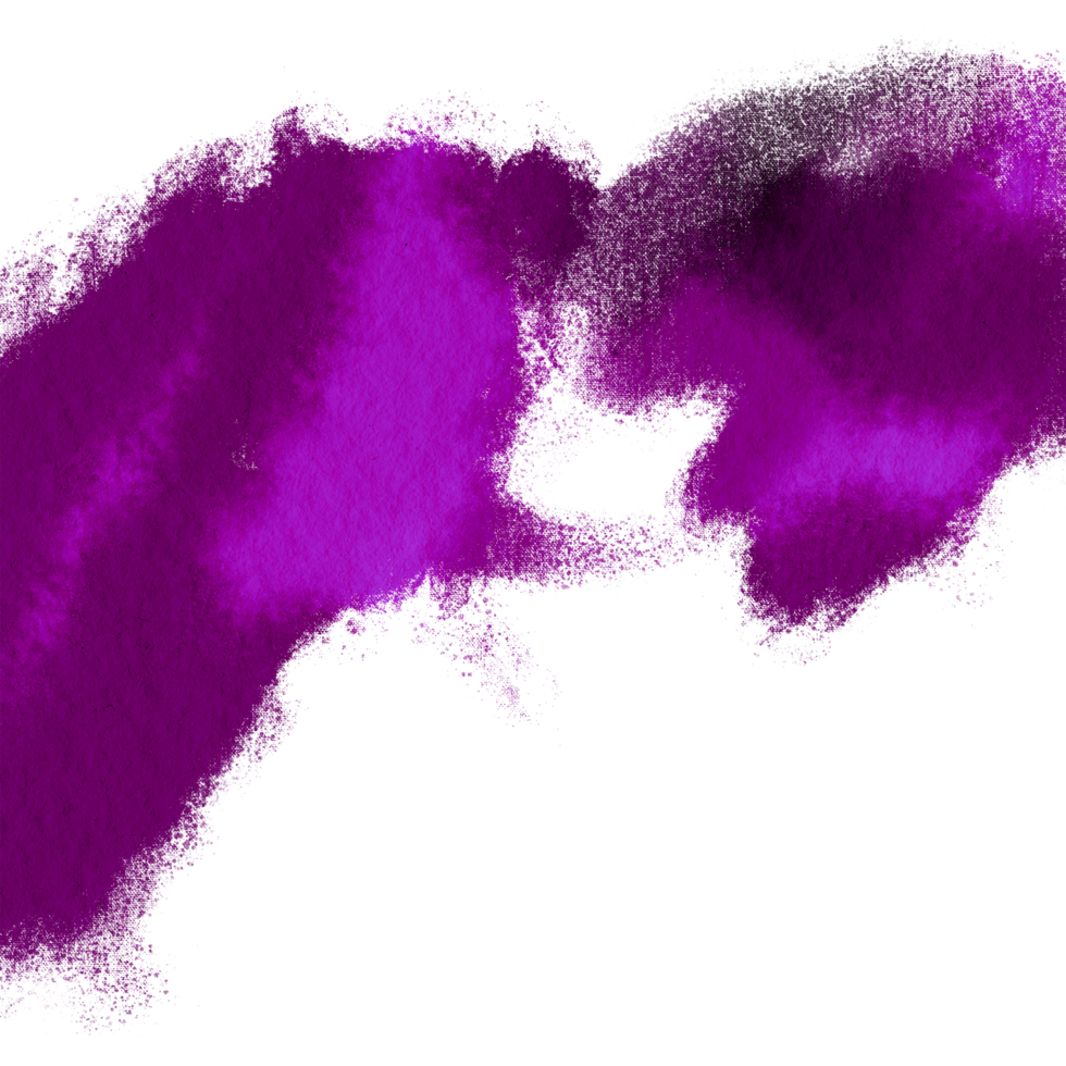 A soft Magenta watercolor stroke blending into smooth textured grunge details png