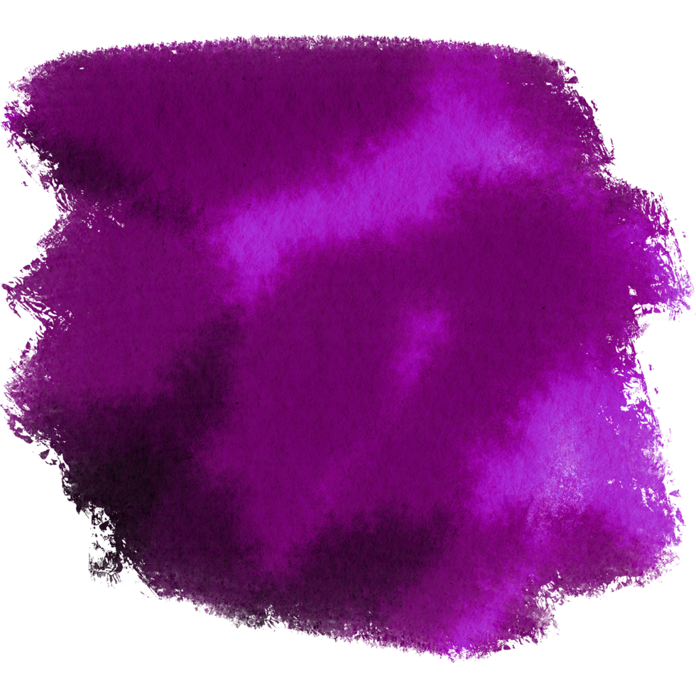 A brilliant Magenta watercolor merging into soft grunge like textured accents png