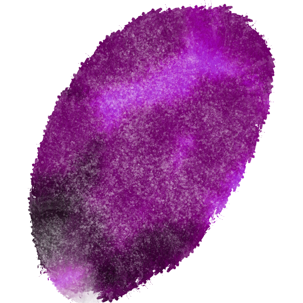 Hand sketched stroke of Magenta watercolor with rough textures png