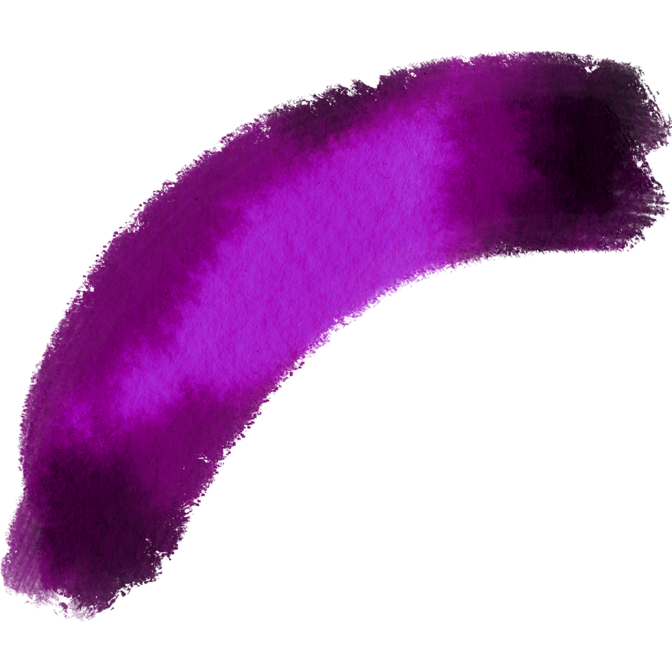A textured Magenta brush stroke with rugged edges and smooth watercolor transitions png