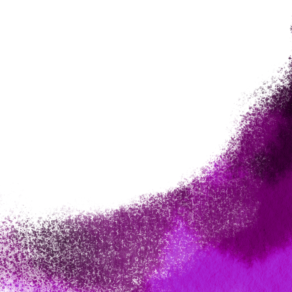 A Magenta brush stroke with rough textures and smooth watercolor blending png