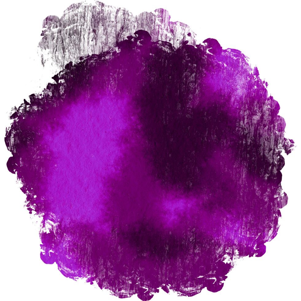 A rugged Magenta stroke blending grunge textures with a soft watercolor effect png