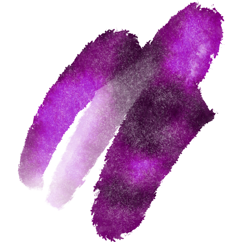 A rugged Magenta stroke blending rough textures with a smooth watercolor finish png