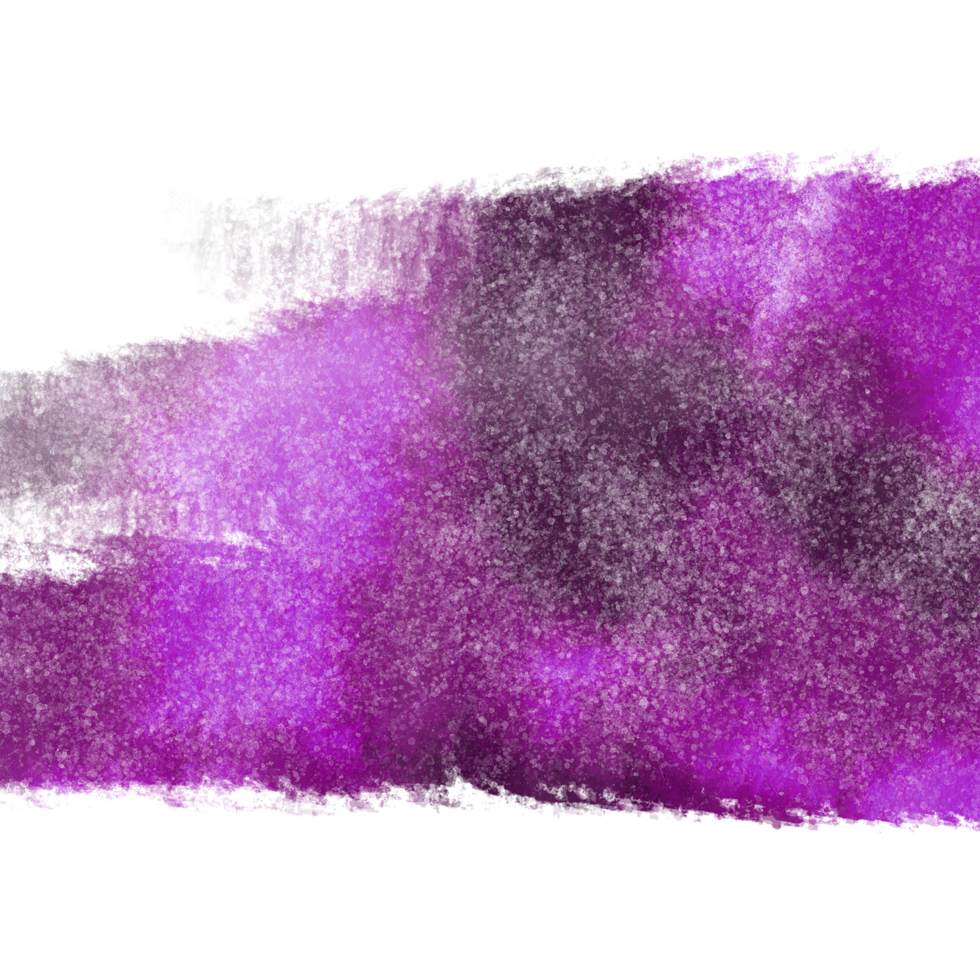 Magenta stroke with rough edges and fluid watercolor blending png