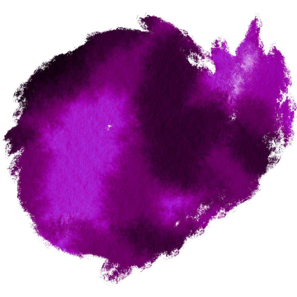 A textured Magenta stroke with gritty grunge elements and smooth watercolor blending png