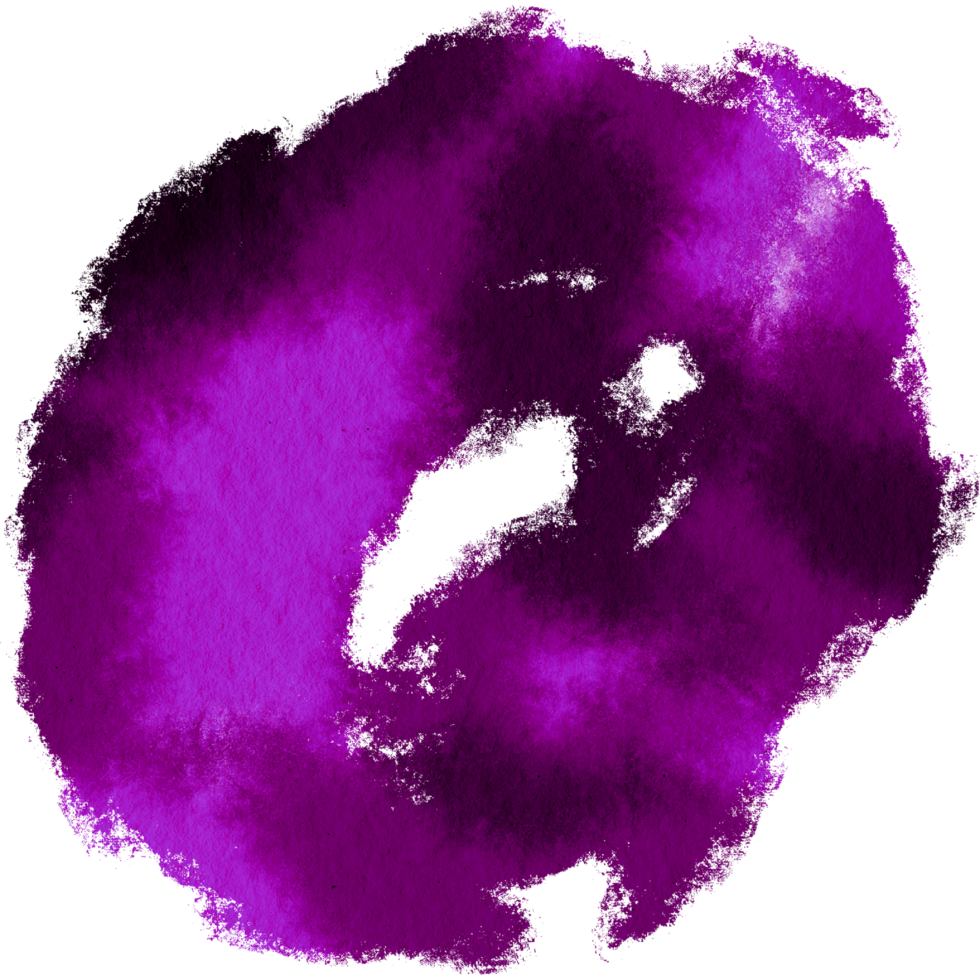 Magenta stroke with rugged textures and soft watercolor transitions png