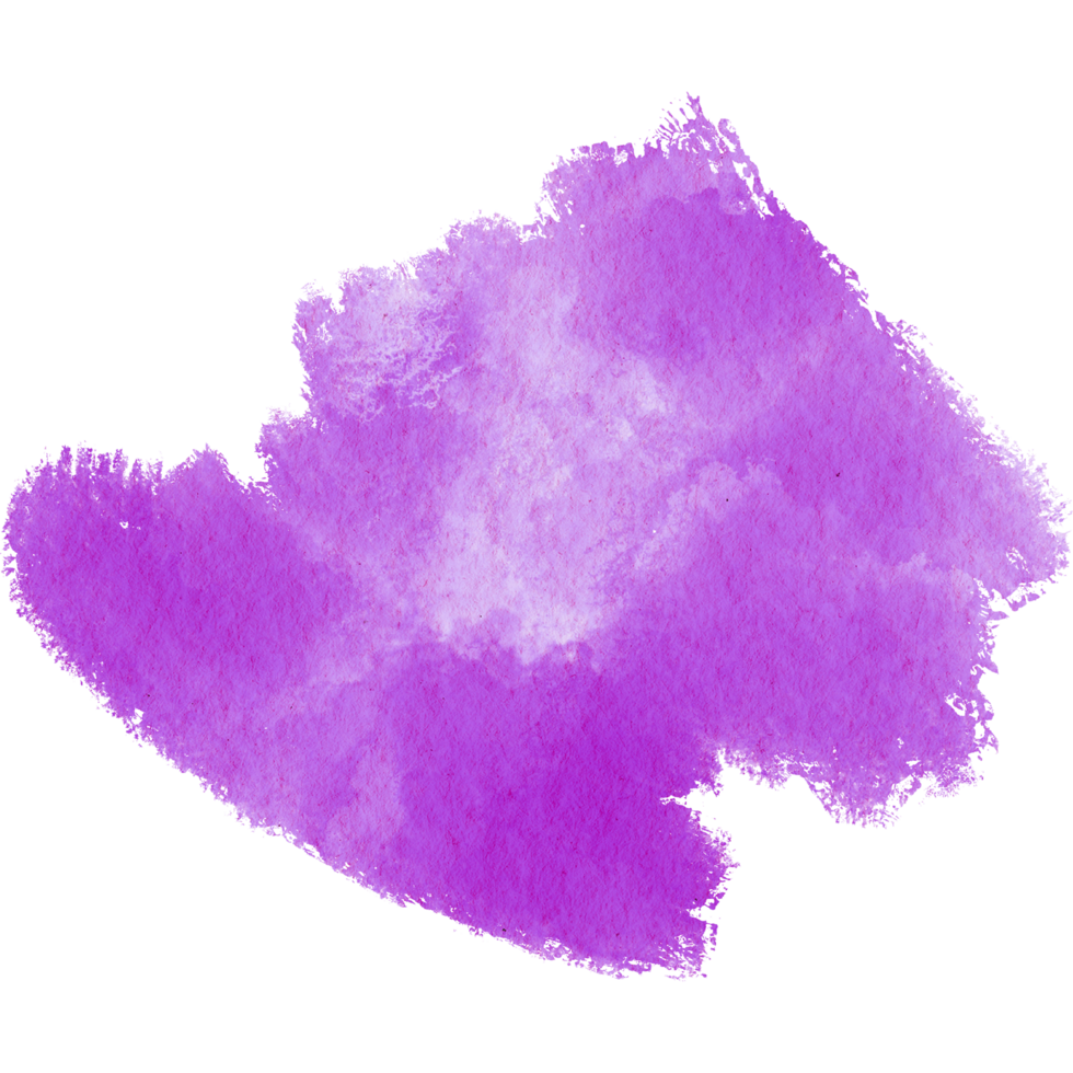 Magenta stroke with rough grunge details and fluid watercolor blending png