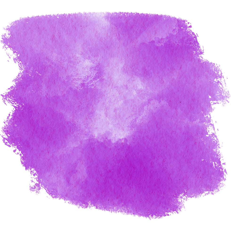 A rugged Magenta brush stroke with rough edges and fluid watercolor blending png