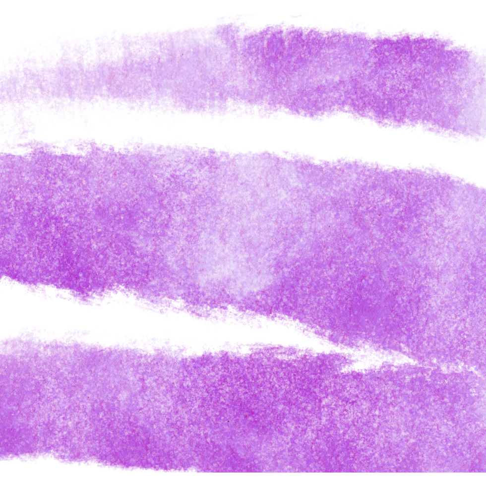 A rough edged Magenta stroke with grunge textures merging into soft watercolor gradients png