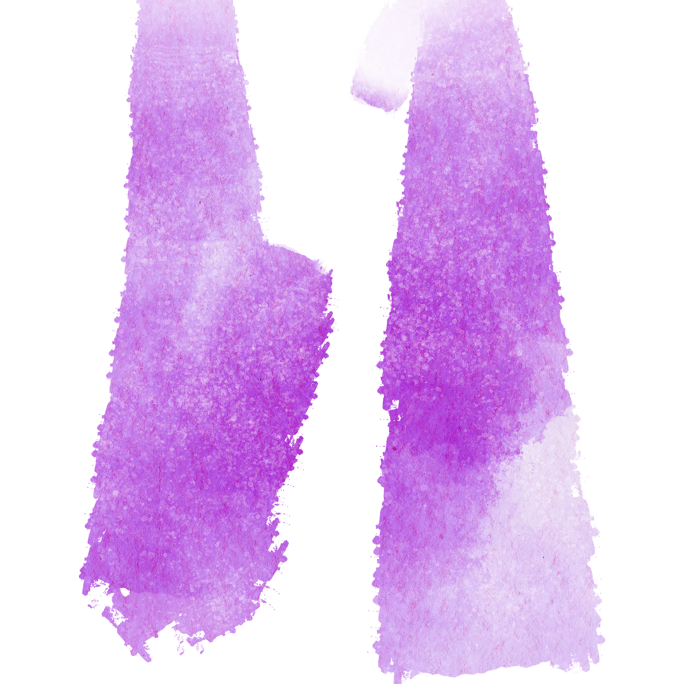 A rough edged Magenta stroke merging distressed textures with soft watercolor blending png