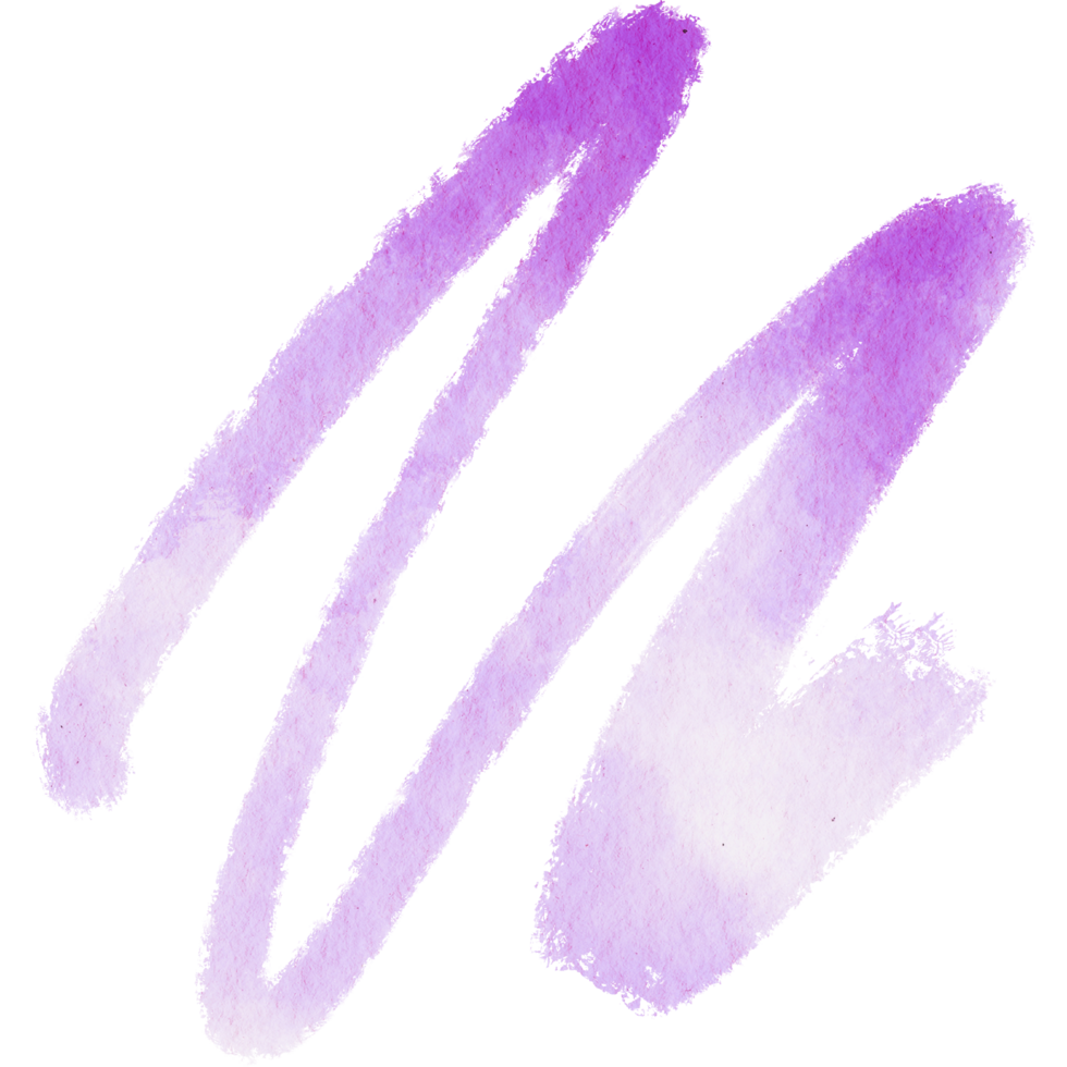 A rough edged Magenta stroke merging distressed grunge textures with soft watercolor tones png