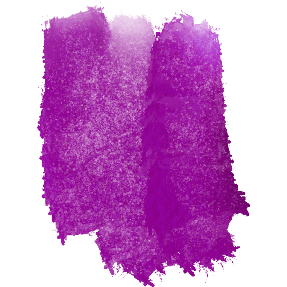 A rough Magenta stroke merging distressed grunge details with smooth watercolor effects png