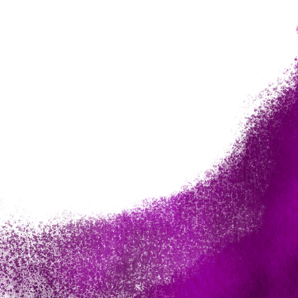 A rugged Magenta stroke merging coarse grunge textures with smooth watercolor gradients png