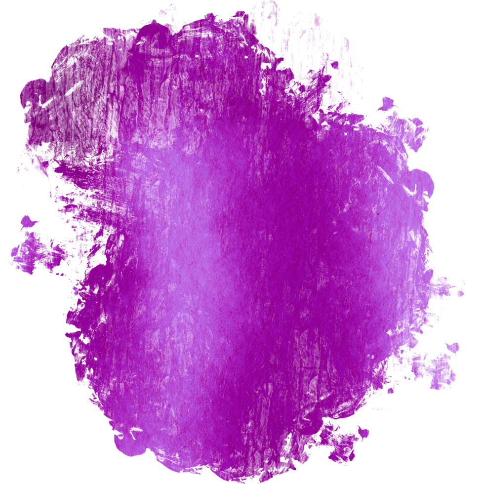 A textured Magenta stroke combining rugged grunge elements with gentle watercolor transitions png