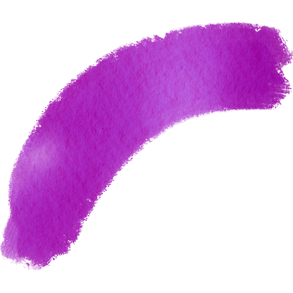 Magenta brush stroke with gritty texture dissolving into smooth watercolor shades png