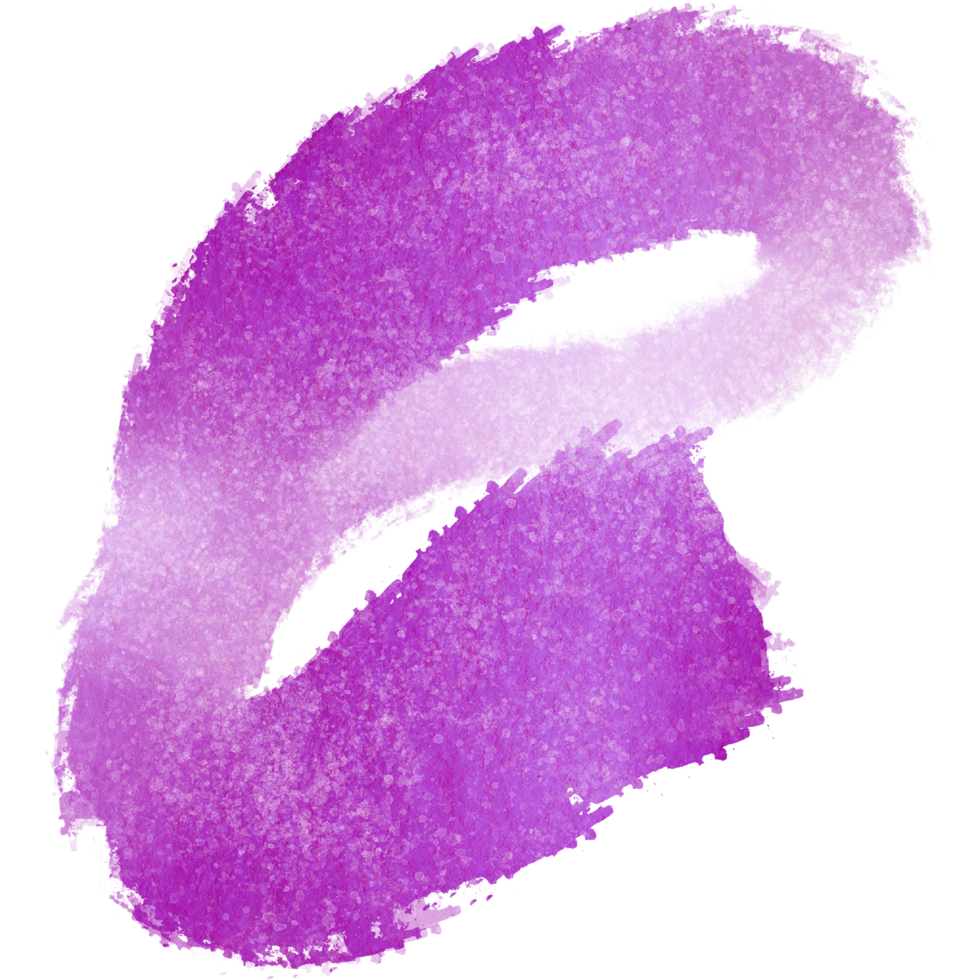 Magenta brush stroke with rugged edges dissolving into delicate watercolor shades png