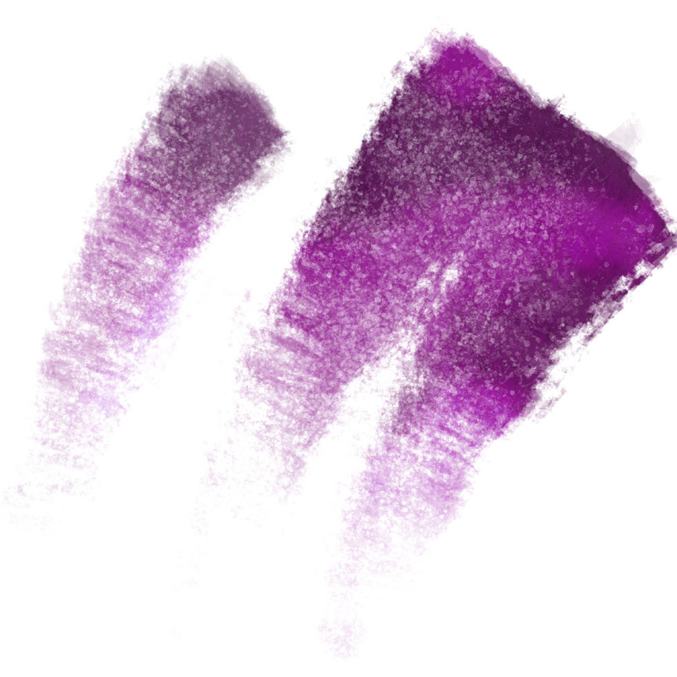 A Magenta stroke fading from rough grunge to smooth watercolor hues png