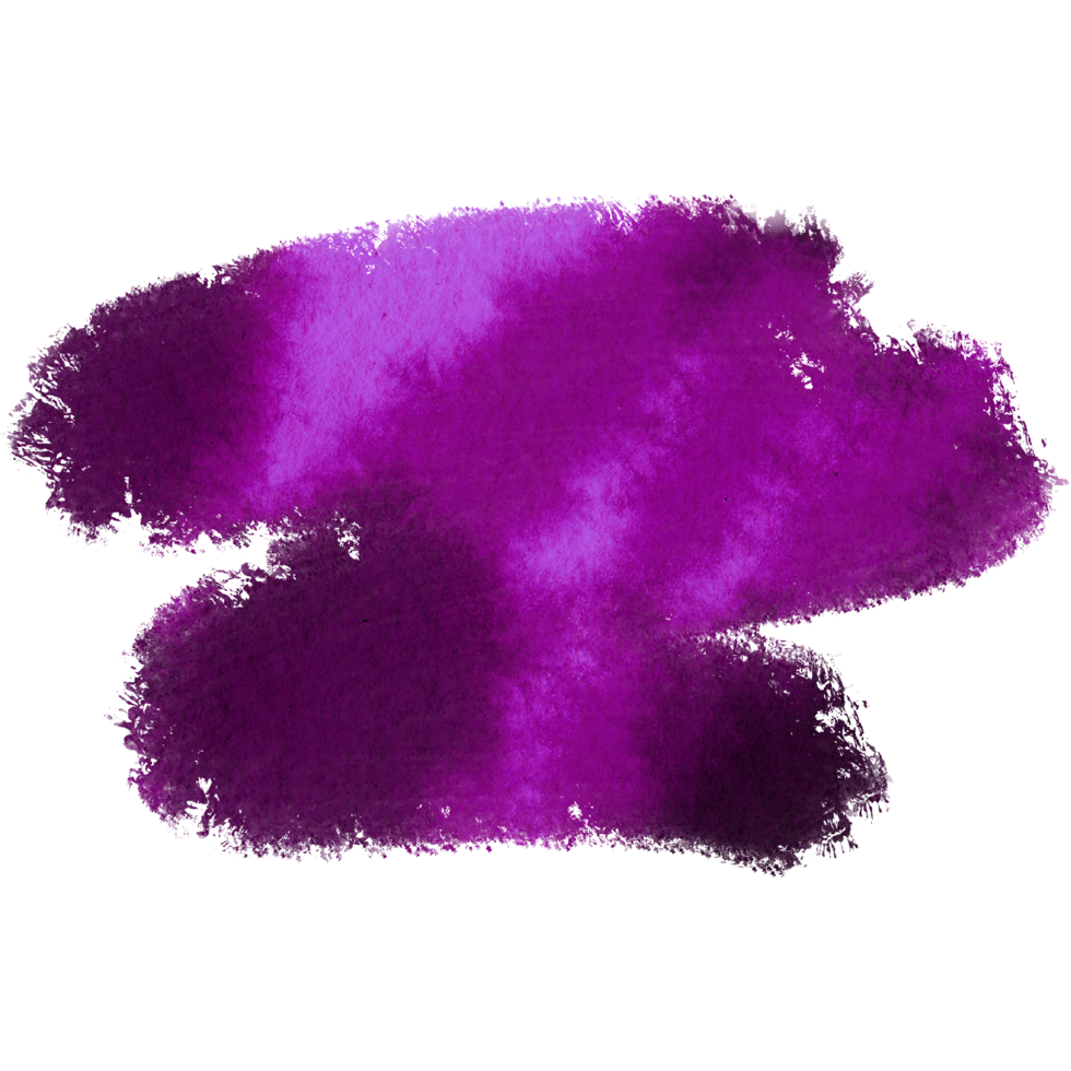 Magenta brush stroke evolving from rough textures into delicate watercolor hues png