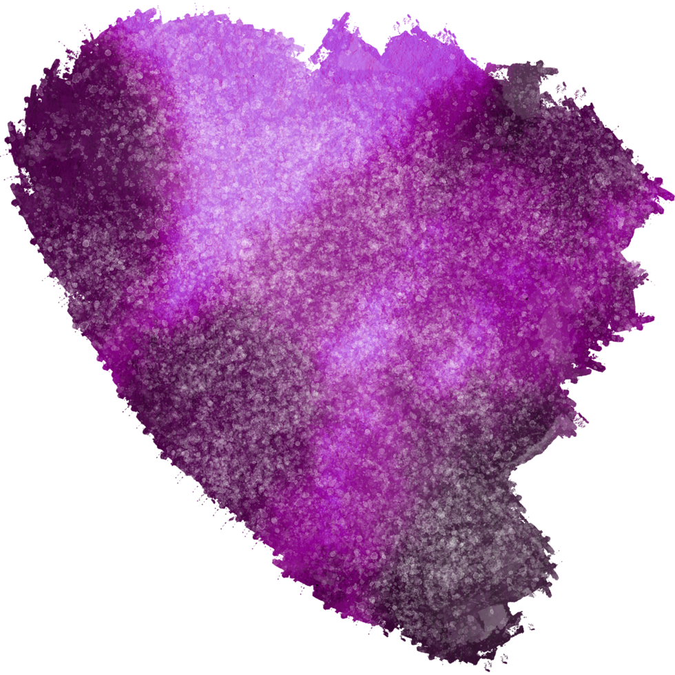 A Magenta stroke blending from rugged textures into smooth watercolor washes png