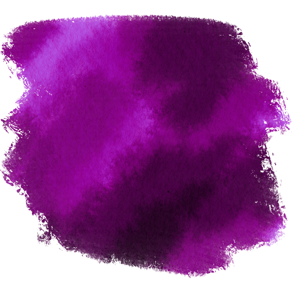 Textured Magenta brush stroke evolving into smooth watercolor gradients png