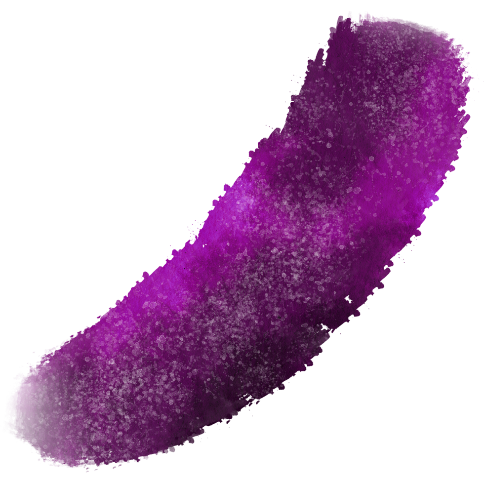 A rugged Magenta brush stroke dissolving into smooth watercolor washes png