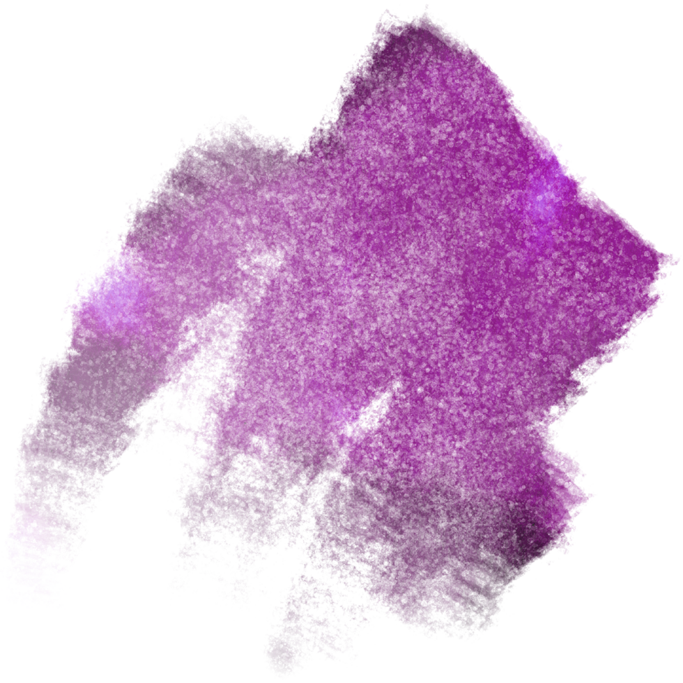 Magenta stroke transitioning from rugged to gentle watercolor washes png