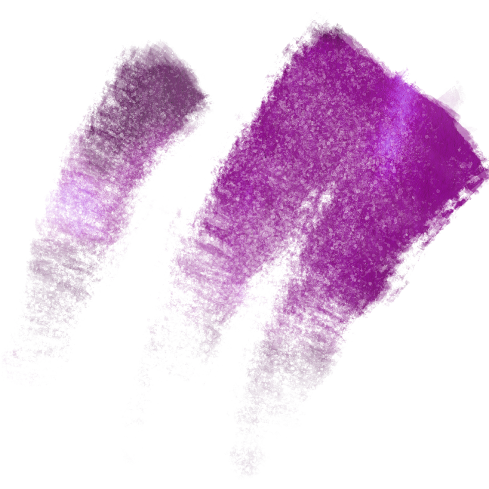 Magenta brush stroke blending gritty textures into smooth watercolor tones png