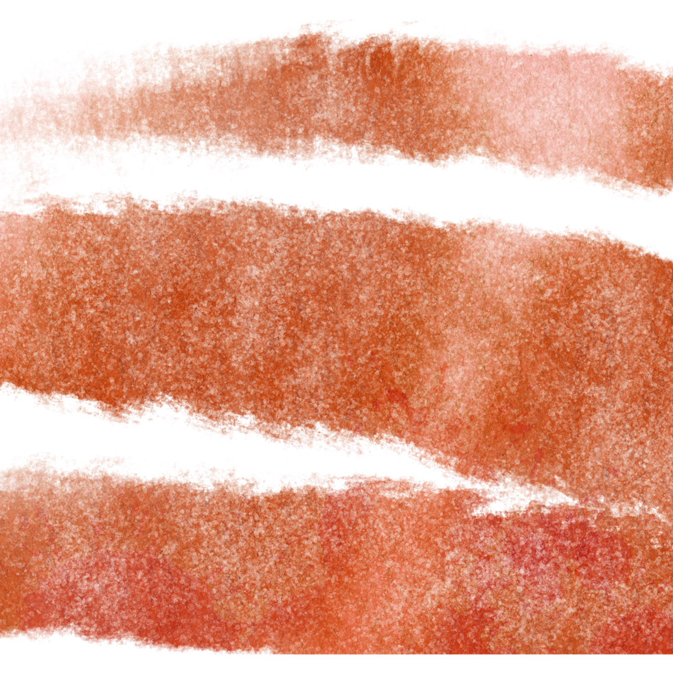 A rugged Orange brush stroke with faded edges and a soft watercolor effect png