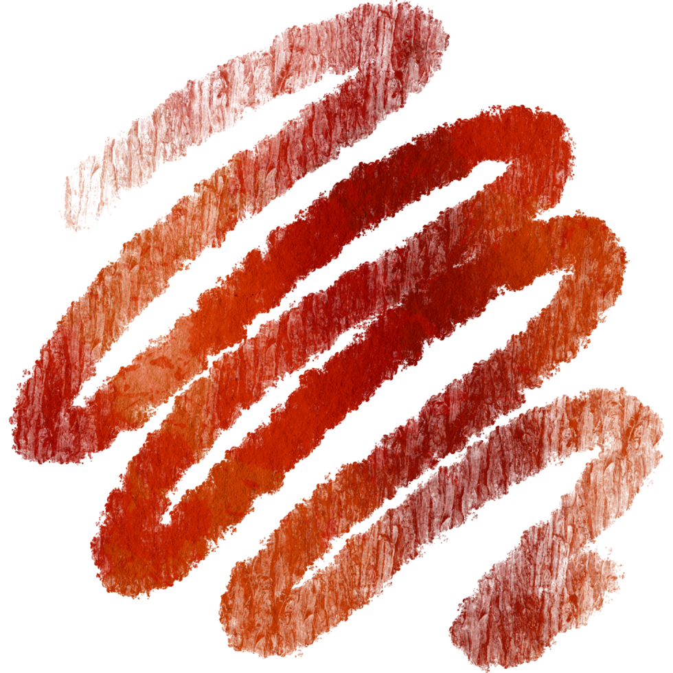 A faded Orange stroke with rough grunge textures and smooth blending png
