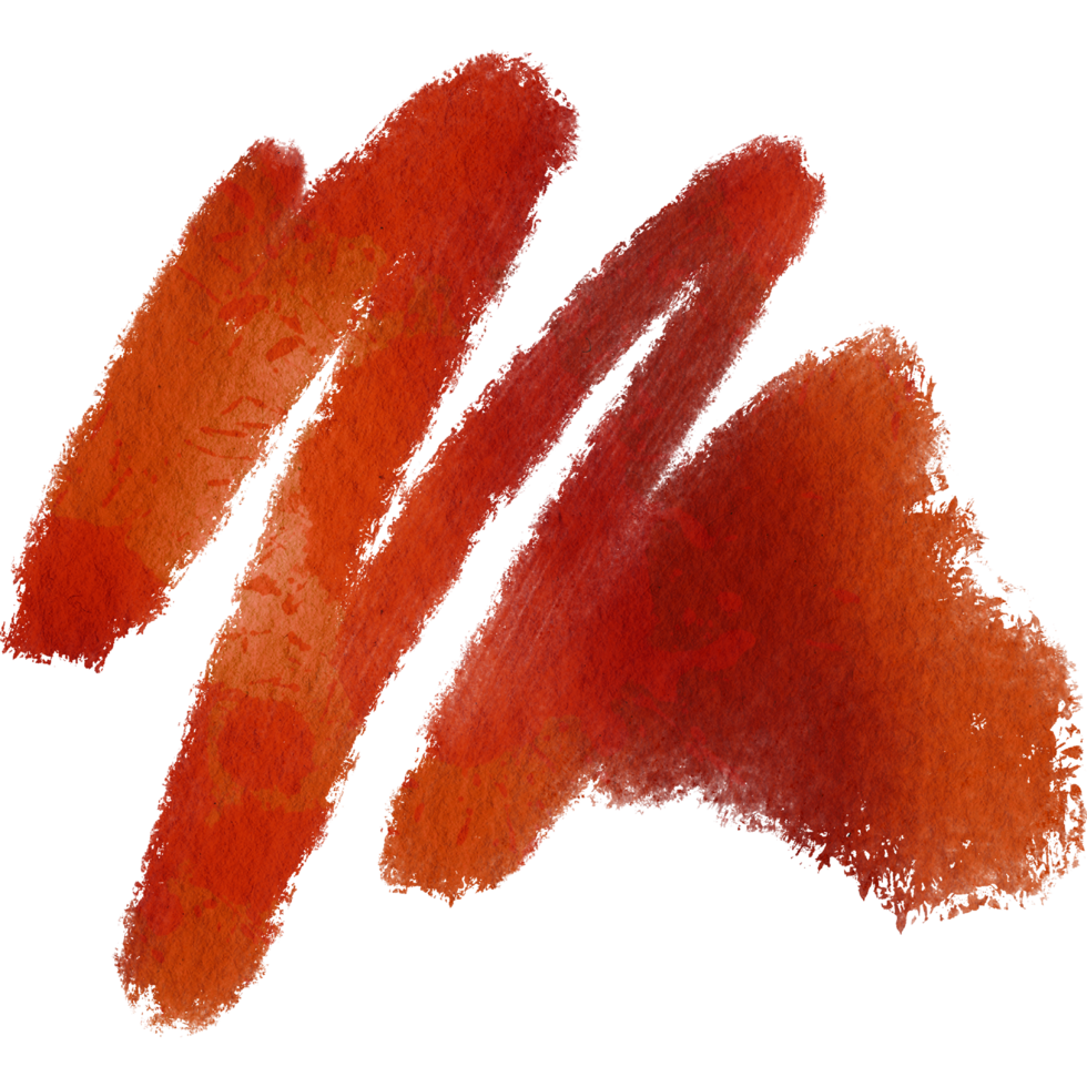 A faded Orange stroke with grunge edges and smooth blending png
