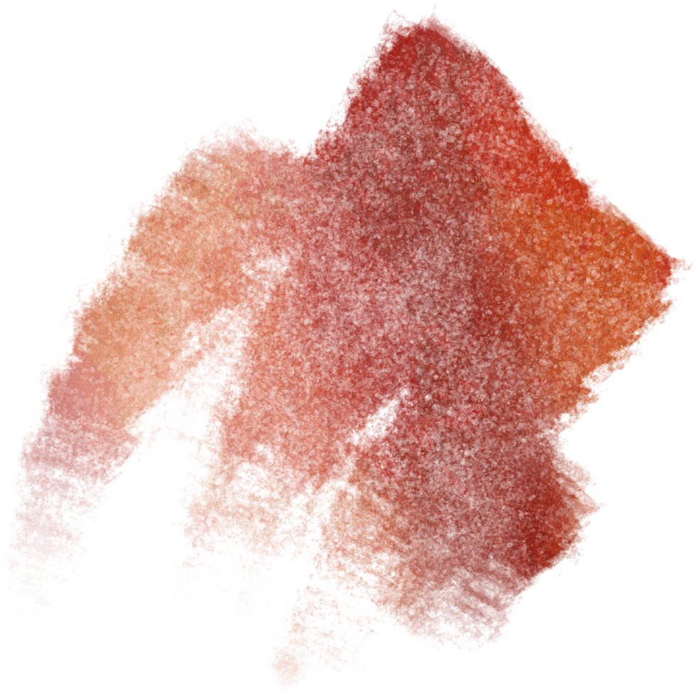 Orange brush stroke with rough textures and smooth blending png