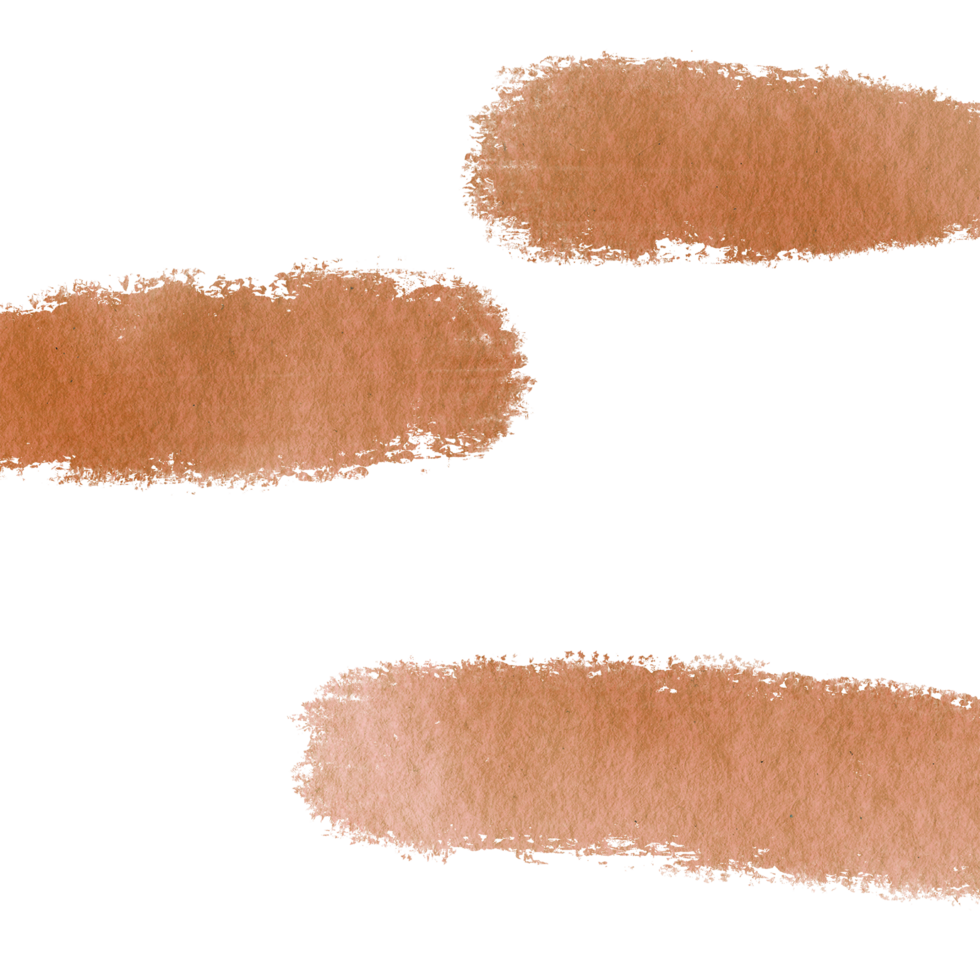 Hand drawn Orange watercolor strokes blending into bold rugged grunge finishes png