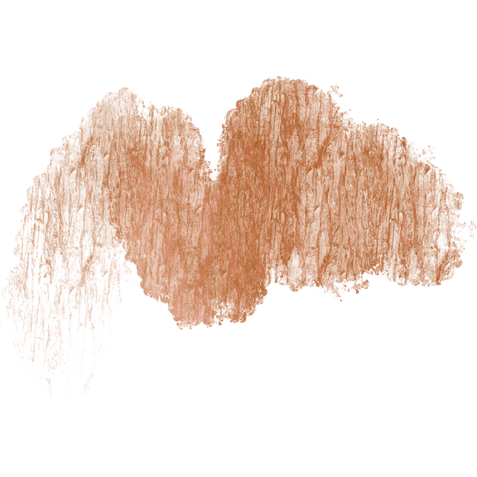 Hand drawn Orange watercolor strokes blending into rough bold grunge inspired textures png