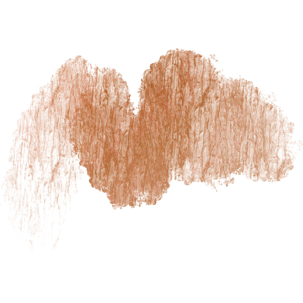 A raw Orange watercolor stroke with bold textured grunge finishes png