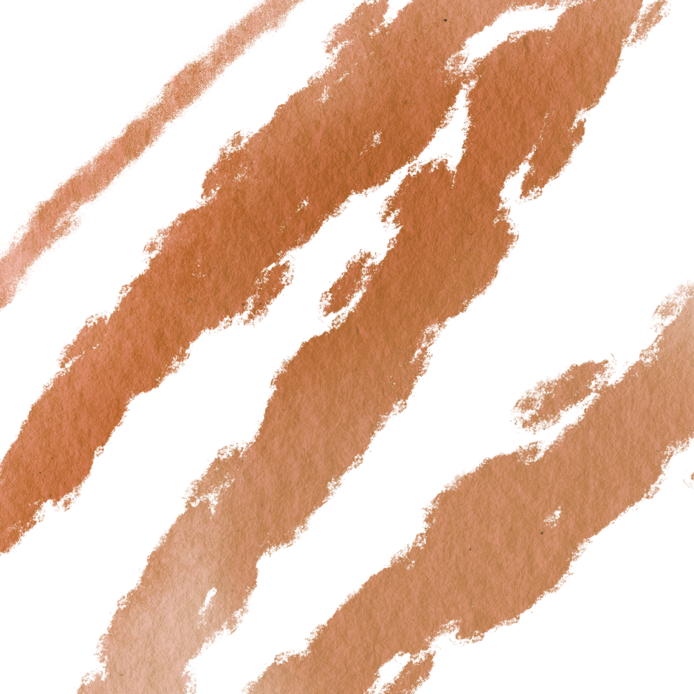 Orange watercolor brush strokes blending into rough textured grunge marks png