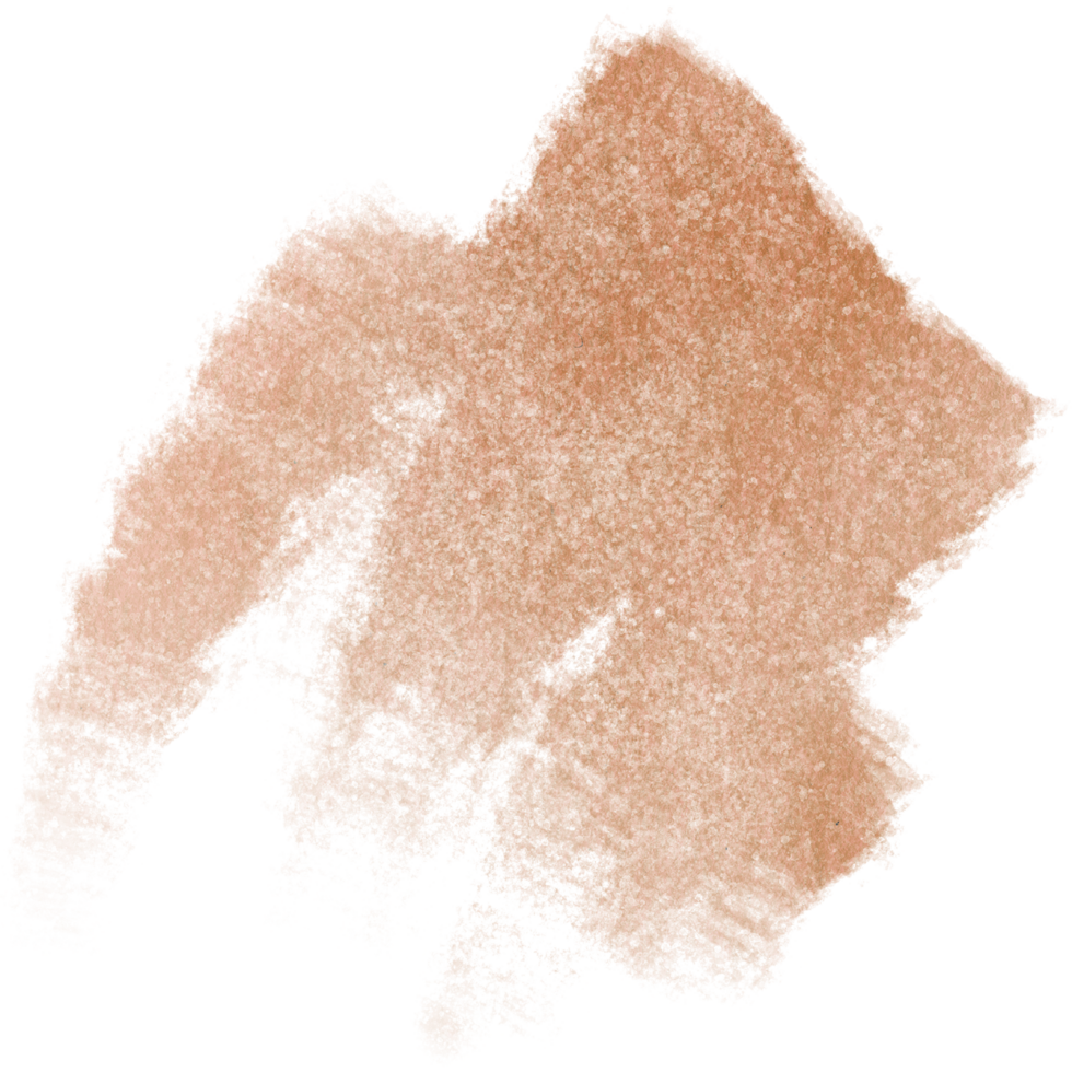 Orange watercolor brush strokes fading into rugged bold hand drawn grunge textures png