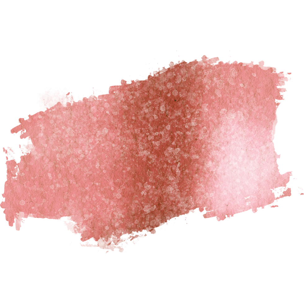 Orange watercolor brush strokes with textured rough grunge inspired finishes png