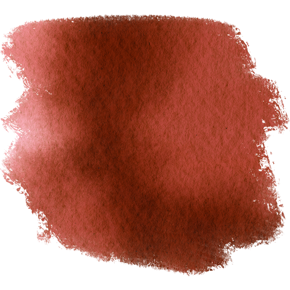 Hand drawn Orange watercolor strokes merging into rough gritty grunge inspired marks png