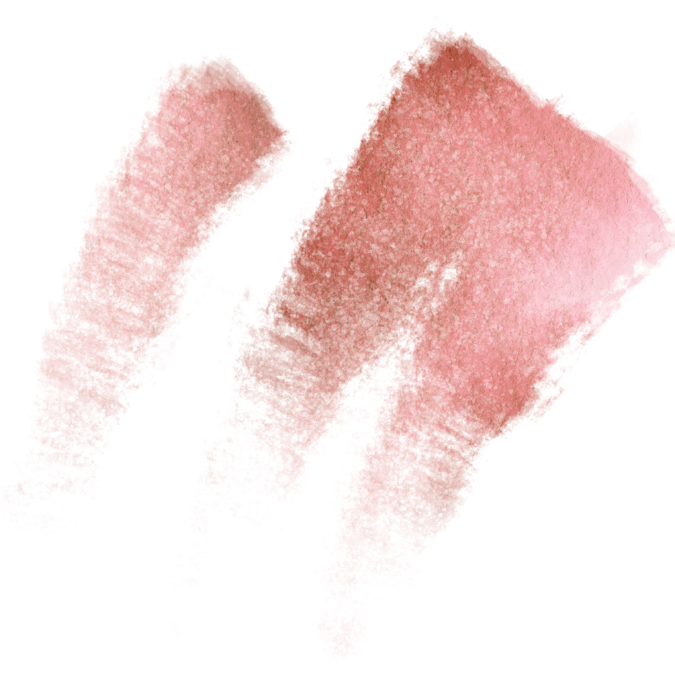 Soft Orange watercolor brush strokes blending into bold rough grunge effects png