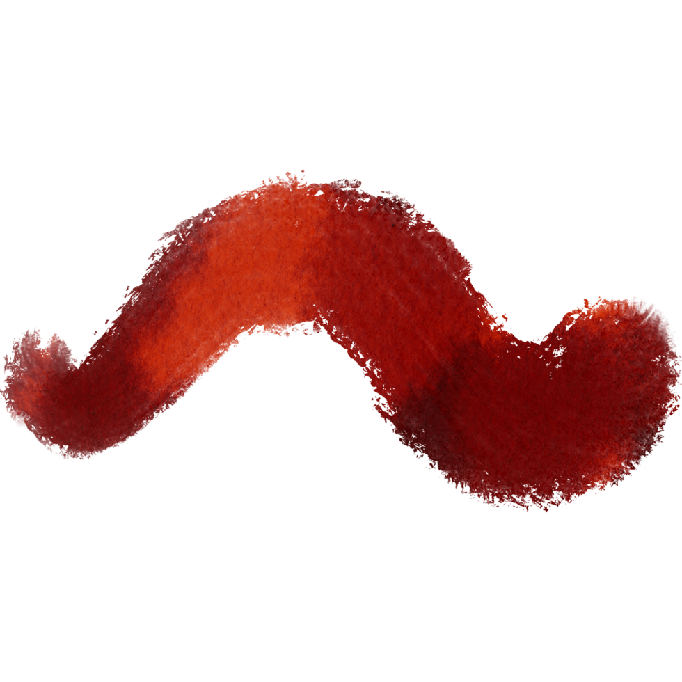 Gorgeous Orange watercolor strokes blending into rough rugged grunge finishes png