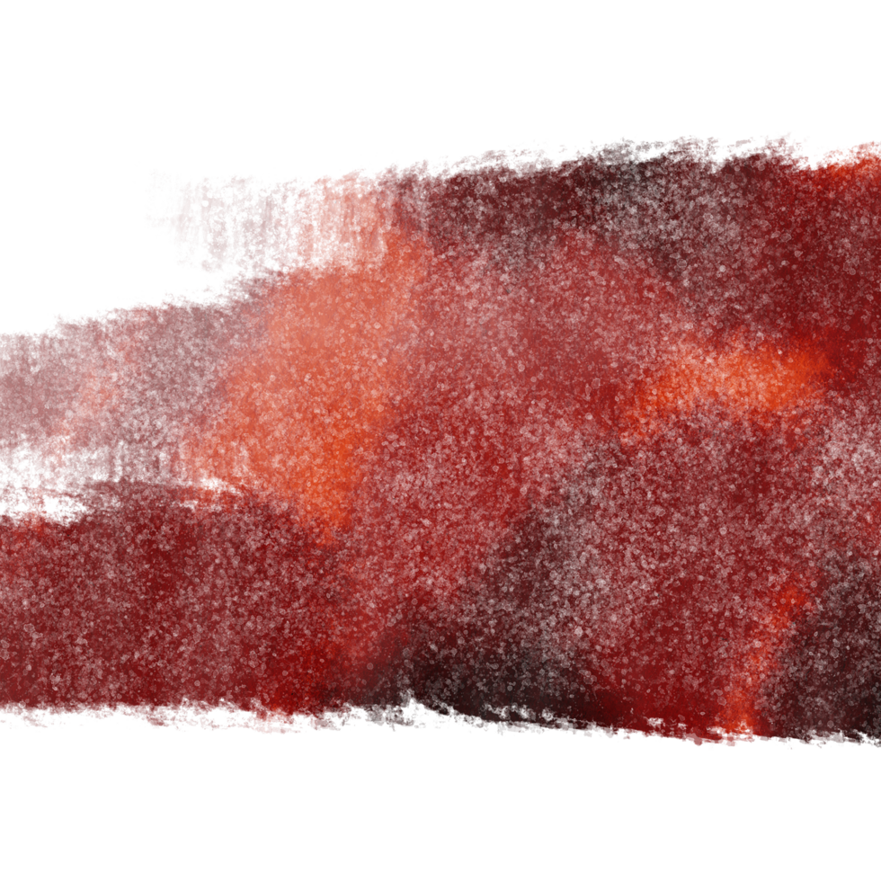 Soft Orange watercolor strokes blending into rugged textured grunge edges png