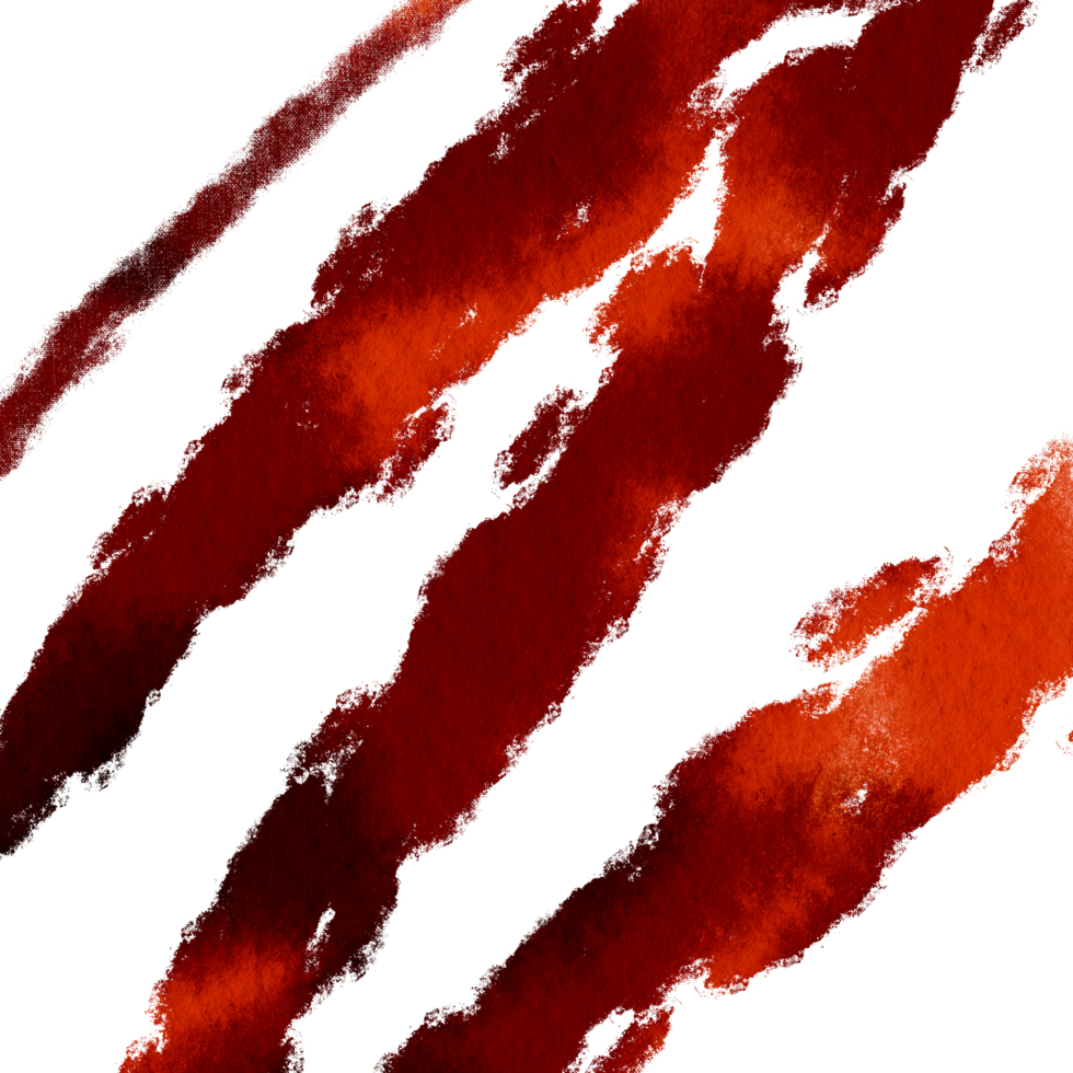 Hand sketched Orange watercolor with a rugged grunge texture png