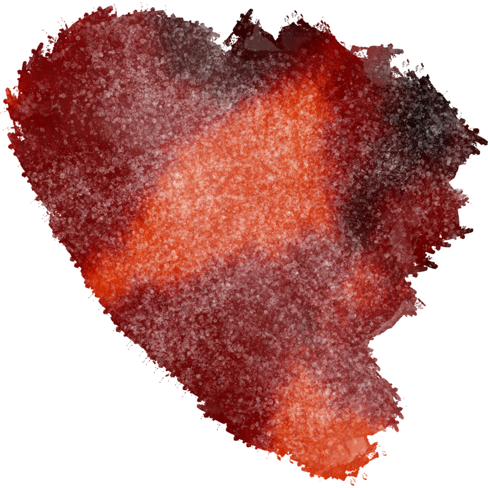 A faded Orange stroke with gritty textures and a smooth watercolor finish png