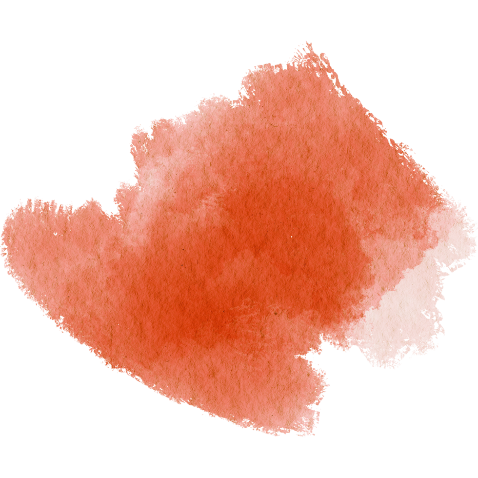 Orange stroke merging distressed grunge textures into fluid watercolor washes png
