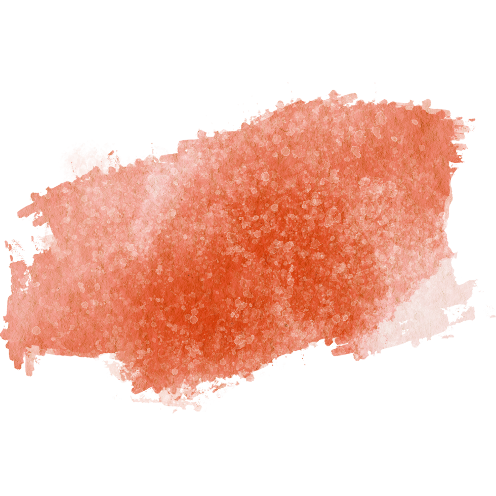 Orange stroke merging grunge details with fluid watercolor effects png