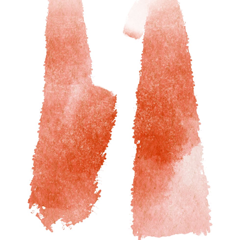 A textured Orange brush stroke blending rugged grunge elements with fluid watercolor tones png
