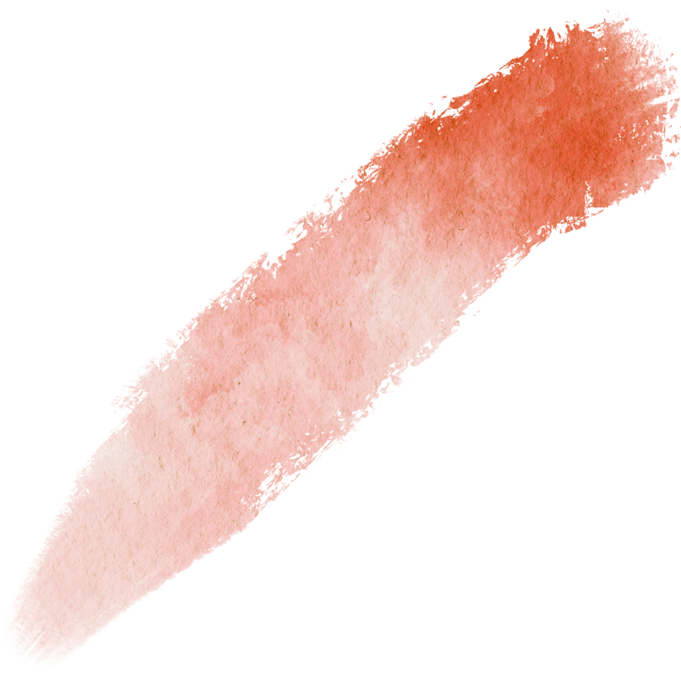 A rough edged Orange stroke merging gritty textures with smooth watercolor fades png