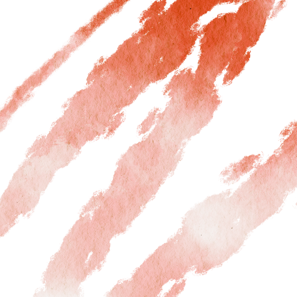 A bold Orange stroke blending rugged textures with soft watercolor effects png