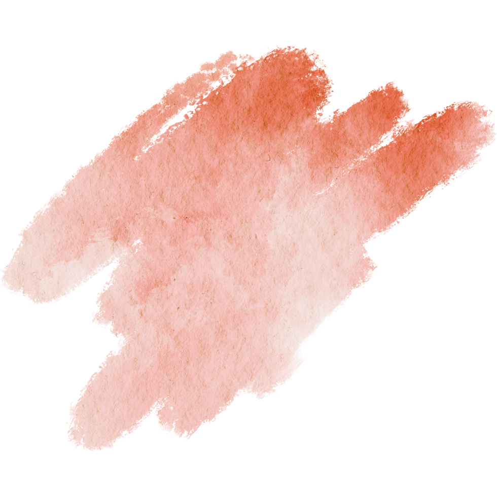 A textured Orange stroke merging rough textures with fluid watercolor washes png