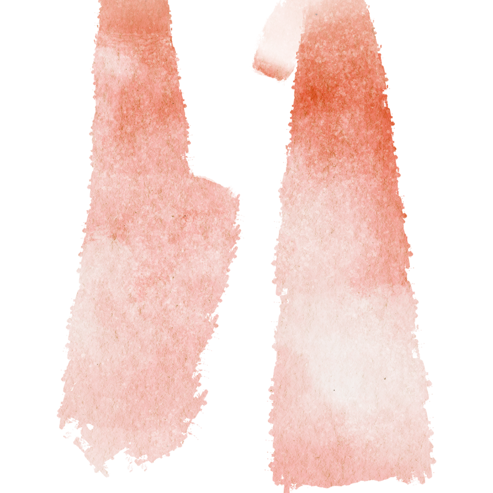 A rough Orange stroke merging distressed grunge textures with fluid watercolor effects png